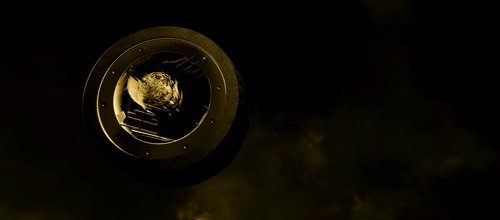 Animation of the venera space probe falling from the atmosphere of Venus