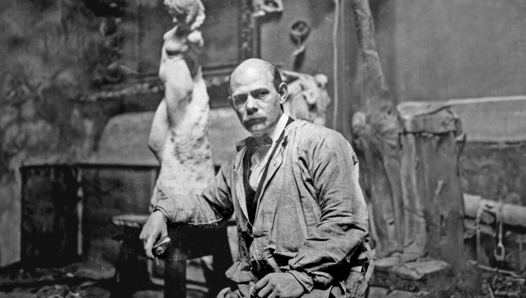 Picture of famous Mount Rushmore sculptor Gutzon Borglum