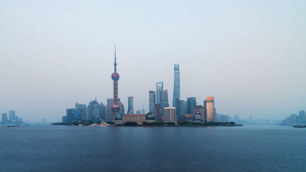 Modern skyscrapers of Shanghai